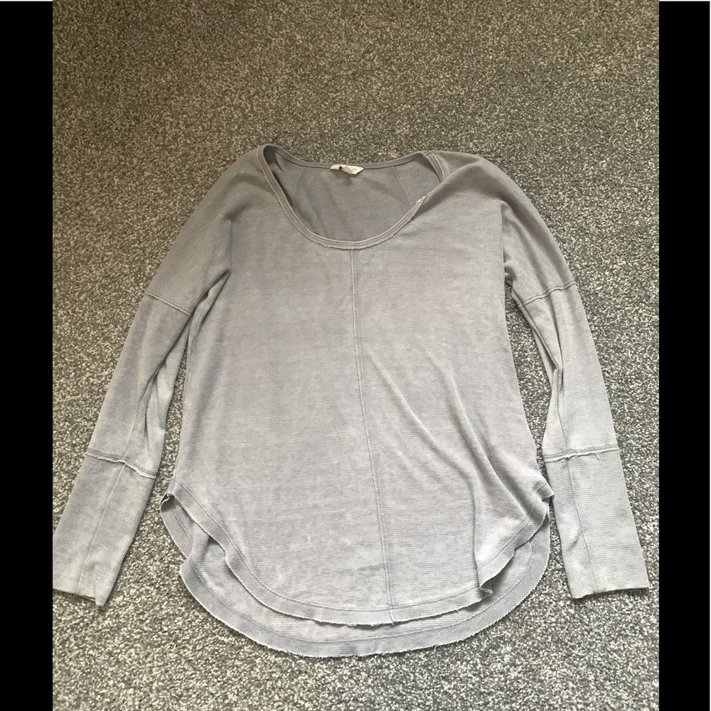 Lucky brand waffle loose long sleeve size medium